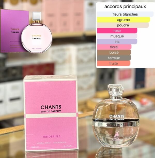 Chants Tenderina 100ml - Maison Alhambra - senteur Chance Eau Tendre de Chanel