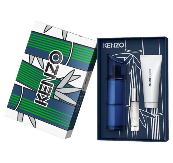 KENZO Bleu Homme Intense coffret cadeau pour homme 110ml, 75ml et 10ml