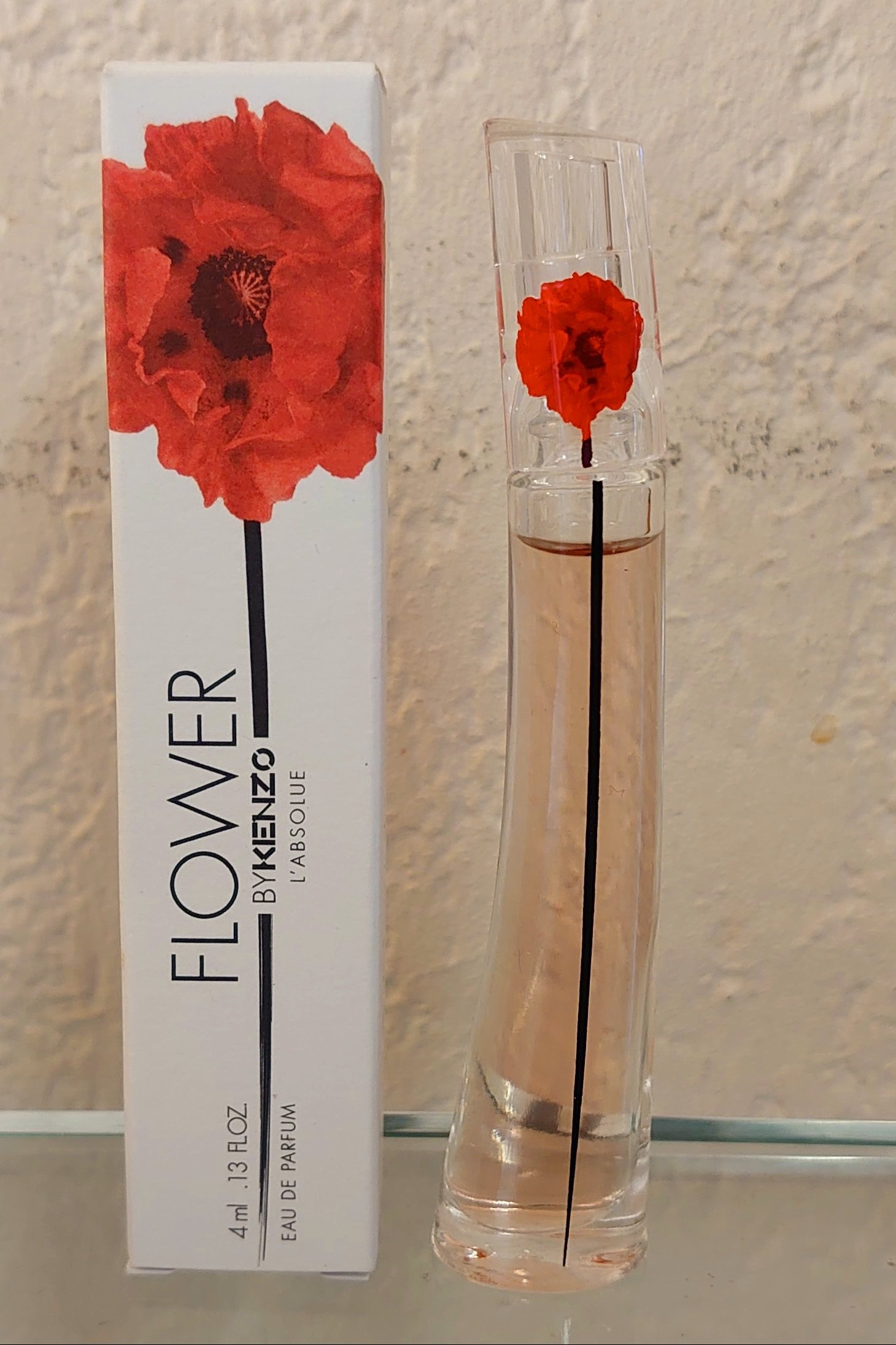 Fleur Kenzo Parfum Femme Rouge Miniature Flower BY KENZO L