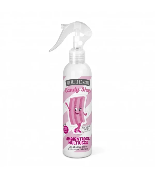 SPRAY AMBIANCE AIR ET TISSU THE FRUIT COMPANY CANDY SHOP CHEWING-GUM A LA FRAISE 200ml