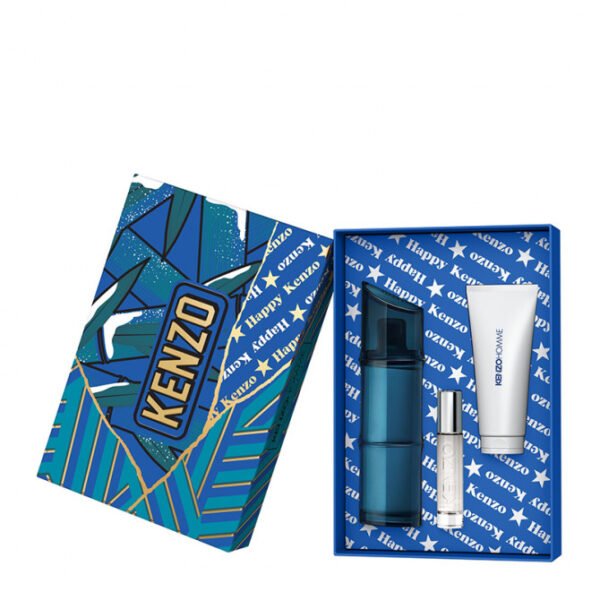 Coffret Kenzo Homme intense Eau de Toilette 110ml,gel douche 75ml et 10ml format voyage