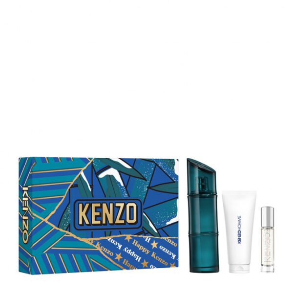 Coffret Kenzo Homme intense Eau de Toilette 110ml,gel douche 75ml et 10ml format voyage