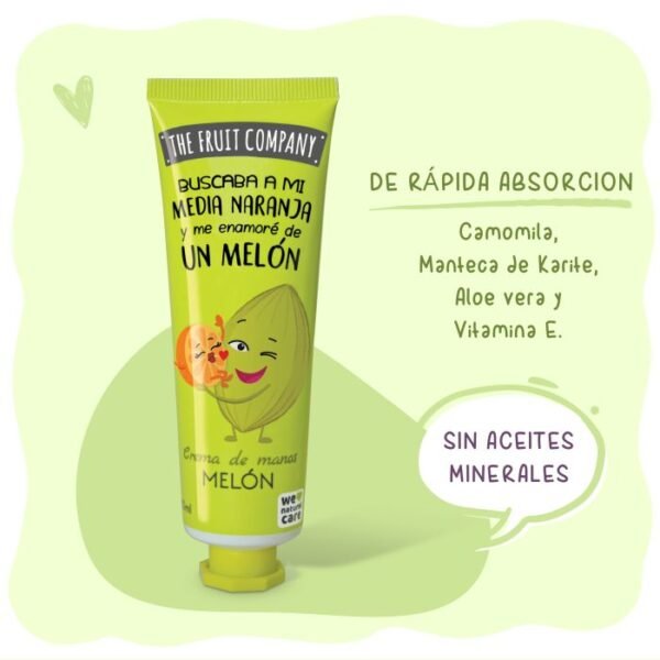 Crème pour les mains Melon 50ml The Fruit Company