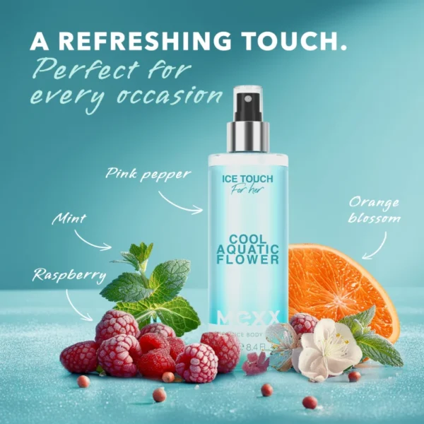 Mexx  IceTouch Body and hair Splash Eau fraîche 250ml - mixte