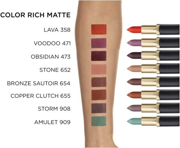 61qS+eoDVuL._AC_SL1500_ L'Oreal Color Riche Matte Barra De Labios 909 Amulet