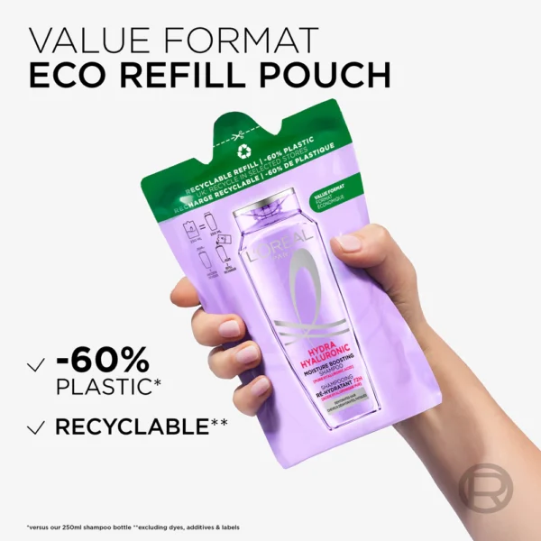 elseve-hyaluron-plump___250411 L’Oréal Paris Elvive Hydra Hyaluronic Shampoo Refill Pouch 500ml