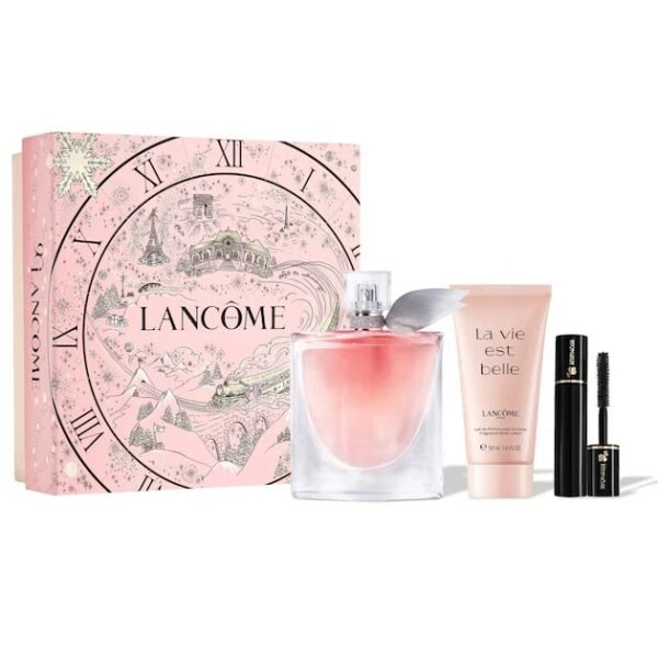 Coffret La Vie Est Belle Eau de Parfum 100ml, Mascara hypnose et lait corps 50ml - Lancôme