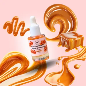 Pop My Nails L'huile nourrissante ongles & cuticules - Edition limitée parfum caramel