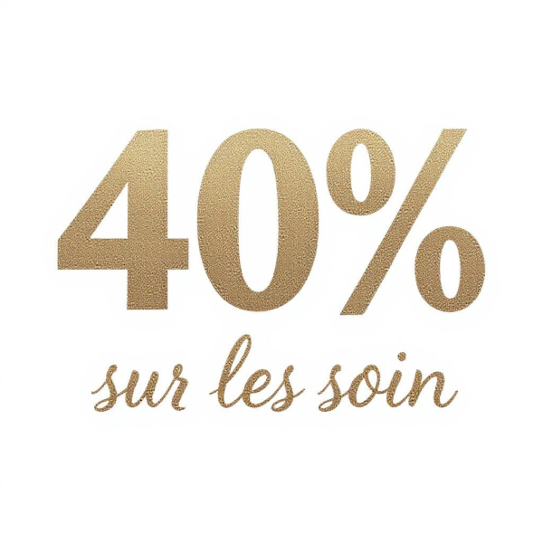 40% de Reduction sur les soins avec le code : SC40