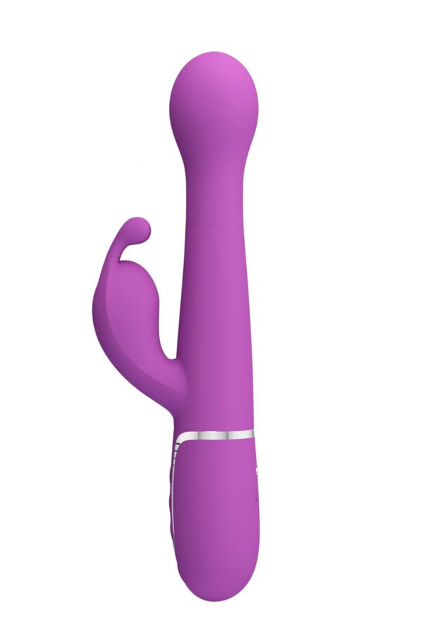 Vibromasseur Rabbit 4-en-1 avec va-et-vient Dejon - Pretty Love