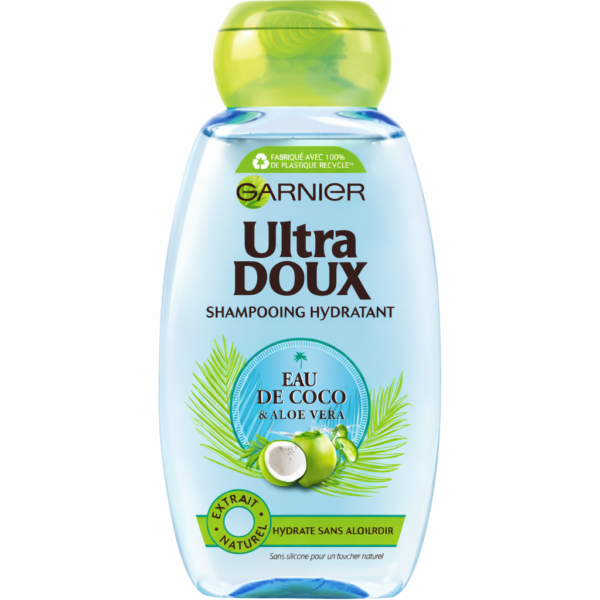 Garnier Ultra Doux Shampooing Hydratant Eau de Coco & Aloe Vera