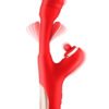 Vibromasseur rabbit 3-en-1 Joyfully rouge  - Yoba