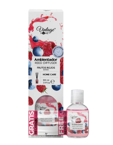 Mikado "Fruits Rouges" PREMIUM 100ml + 50ml en Cadeau - Vintage Parfum