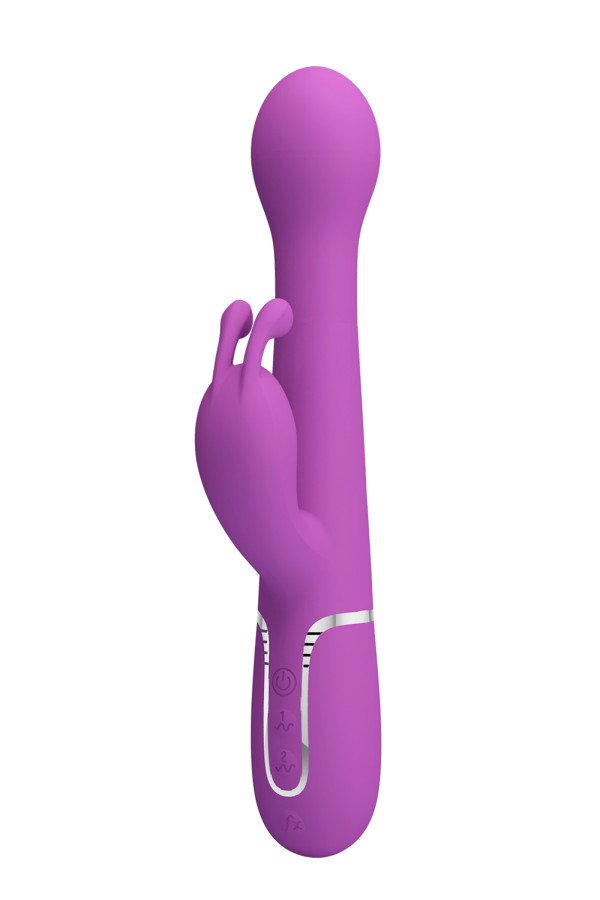 Vibromasseur Rabbit 4-en-1 avec va-et-vient Dejon - Pretty Love