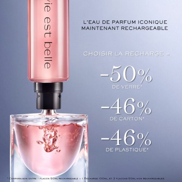 Eau de parfum 150ml Rechargeable la vie est belle - Lancome