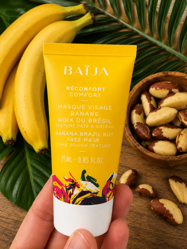 BAÏJA Comfort masque hydratant visage Banane 25 ml format voyage