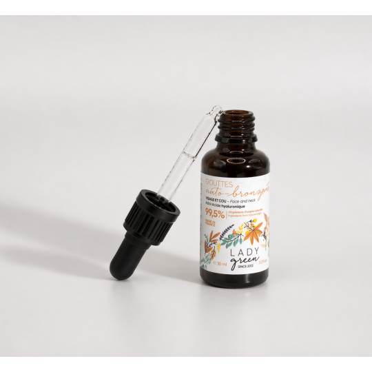 Gouttes auto-bronzantes visage et cou - Lady Green