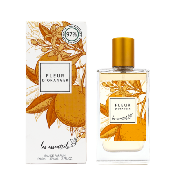 FLEUR D’ORANGER - eau de parfum 80 ml - LES ESSENTIELS Fabrication française