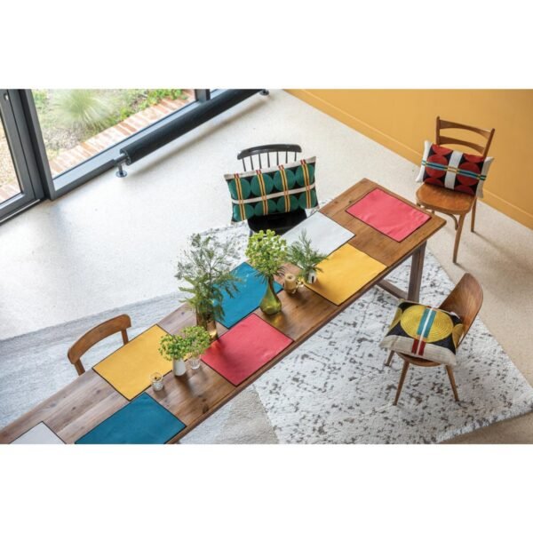 WINKLER 2 sets de table Paon recyclés Laora