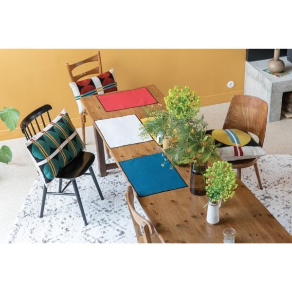 WINKLER 2 sets de table Paon recyclés Laora