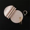 Lot de 6 sets de table lavables et imperméables - Rose gold en pvc