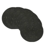 SHACOS Sets Rond Tressé Lot de 6, 38cm Lavable Résistante à la Chaleur pour Table à Manger