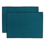 WINKLER 2 sets de table Paon recyclés Laora