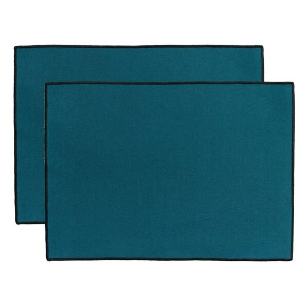 WINKLER 2 sets de table Paon recyclés Laora