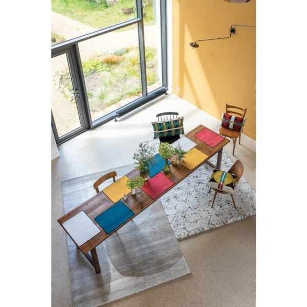 WINKLER 2 sets de table Paon recyclés Laora