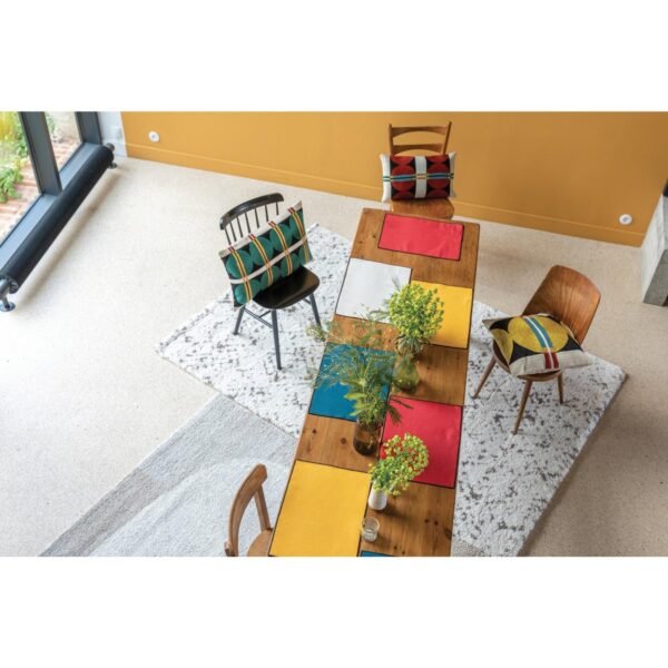 WINKLER 2 sets de table Paon recyclés Laora