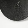 Set de table 6 pièces diamètre 38 cm couleur Noir lavables et résistants à la chaleur