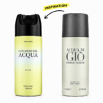 COVANNI DEL AQUA Déodorant Parfumé pour Lui 150 ml Inspiration armani – jean marc