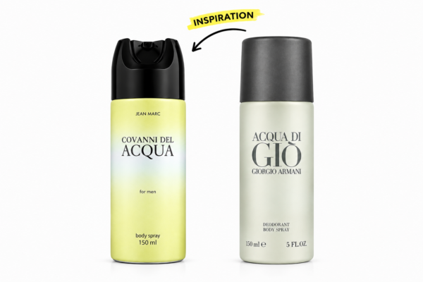 COVANNI DEL AQUA Déodorant Parfumé pour Lui 150 ml Inspiration armani – jean marc