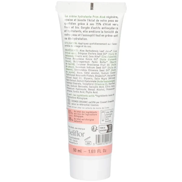 Crème Visage 73% Aloé Vera 50ml - Prim Aloe