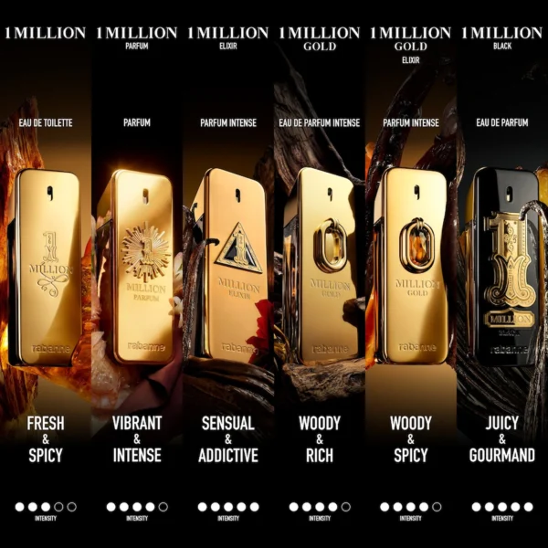 1Million Black Eau de parfum 200 ml - Rabanne