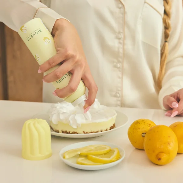 Mousse de douche fouettée Meringue au Citron – Biovène