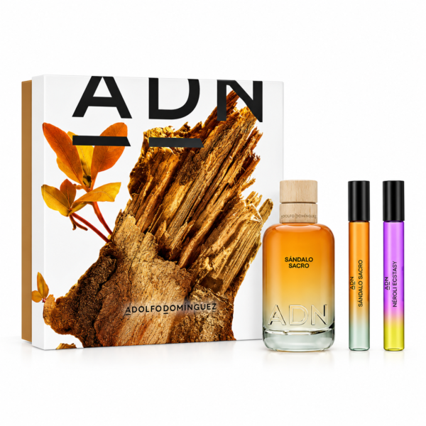 Coffret parfum ADN au bois précieux Coffret Santal Sacré Eau de Parfum unisex - Adolfo Dominguez