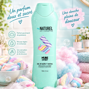 Gel de Bain et Douche Marshamellow 800 ml