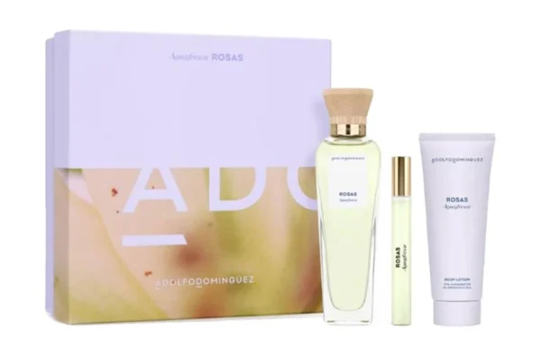 Adolfo Dominguez Ad Agua Rosas Coffret 120 ml
